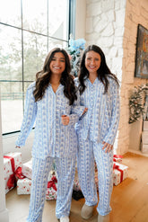 Pajamas Blue Christmas - Long Pajama Set