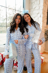 Pajamas Blue Christmas - Long Pajama Set
