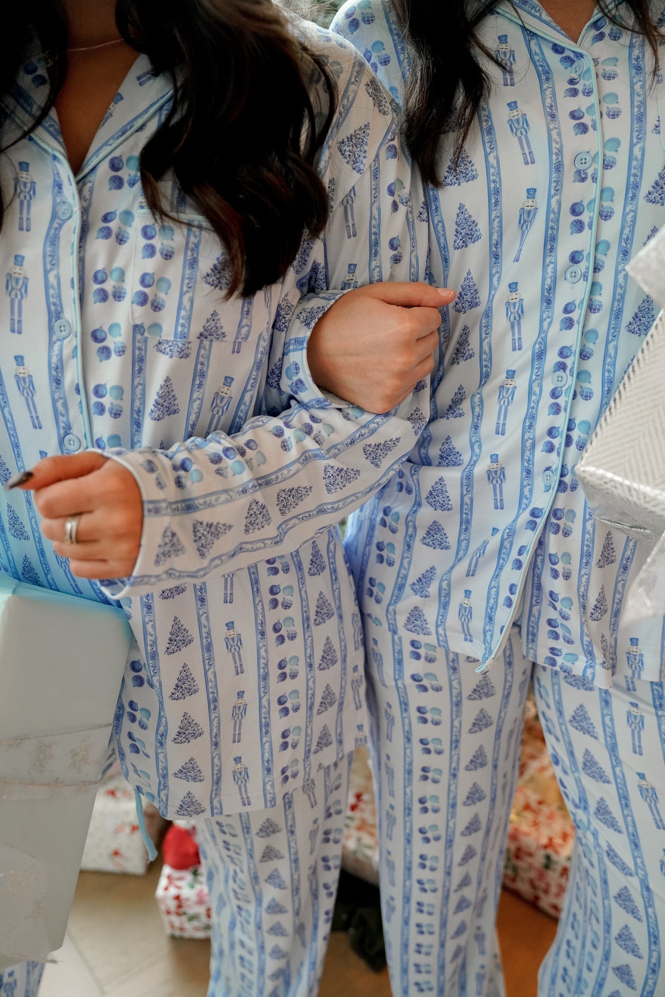Pajamas Blue Christmas - Long Pajama Set