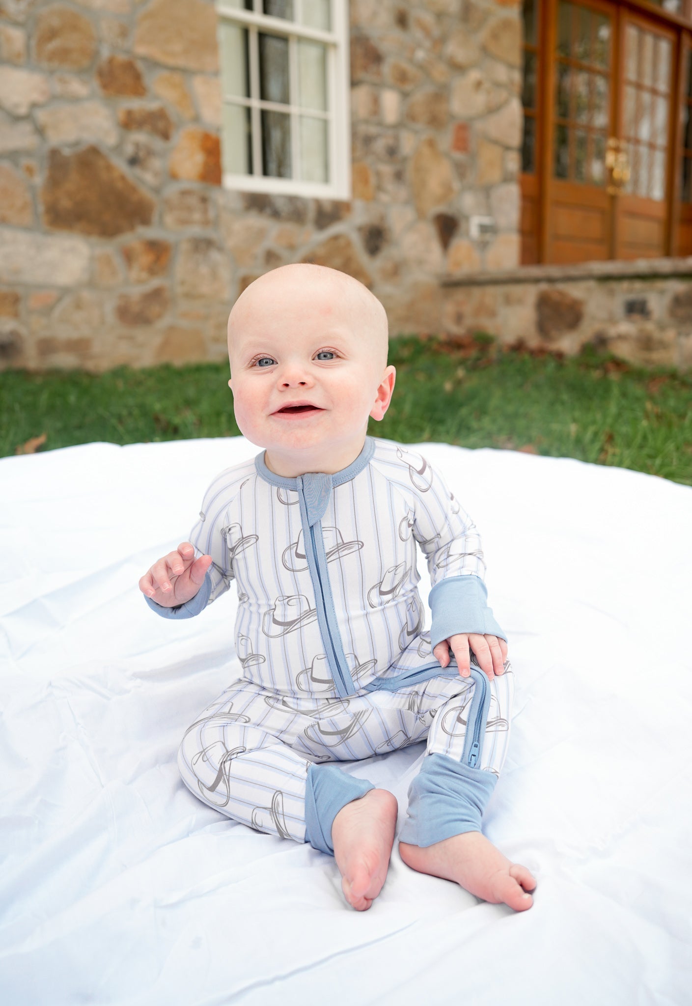 Western Blues Striped - Bamboo Sleeper
