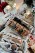 Makeup Bag 3 Brown Bows - Snap Clear Pouch