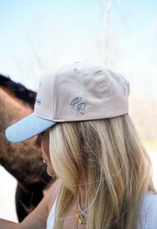 Hat Cowboy Country Club - Denim Vintage Trucker Hat
