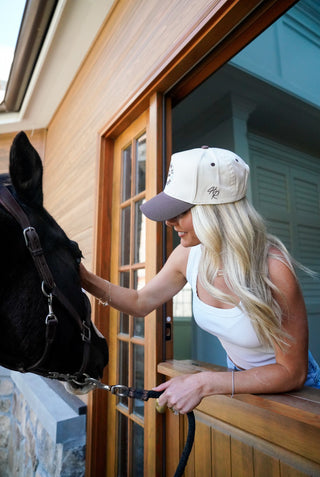 Hat Meet me at the Rodeo - Brown Vintage Trucker Hat
