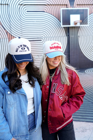 Ball is in your Court - Navy Vintage Trucker Hat