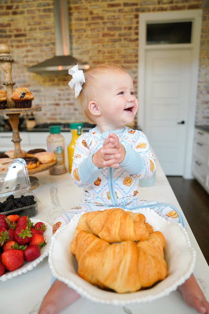 Pajamas Blue Breakfast - Bamboo Sleeper