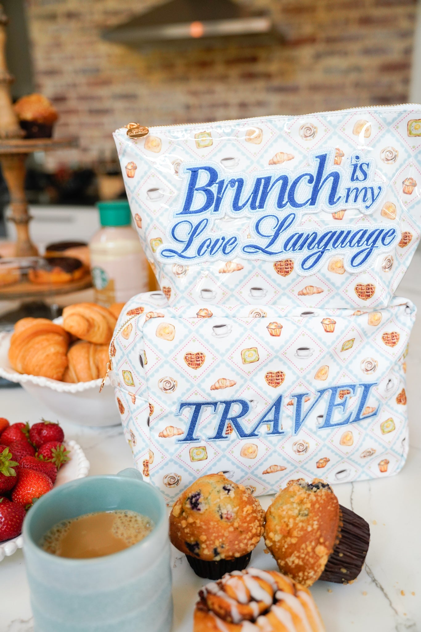 Travel Bag Brunch is my Love Language - Clear Coat Bag