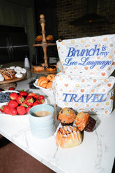 Travel Bag Brunch is my Love Language - Clear Coat Bag
