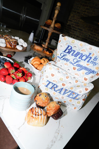 Travel Bag Brunch is my Love Language - Clear Coat Bag