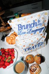 Travel Bag Brunch is my Love Language - Clear Coat Bag