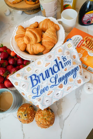 Travel Bag Brunch is my Love Language - Clear Coat Bag