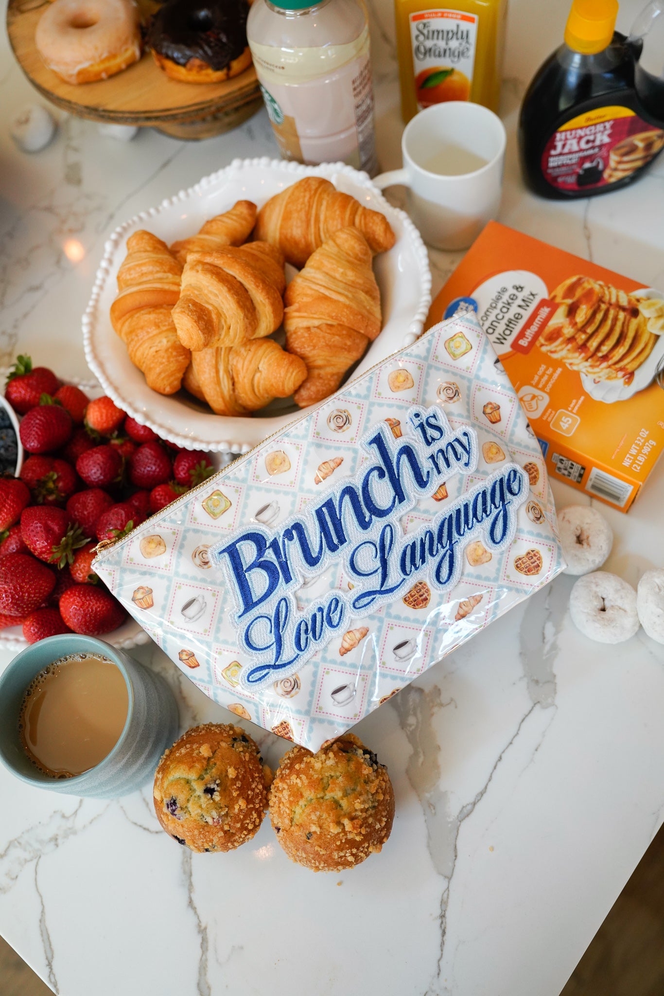 Travel Bag Brunch is my Love Language - Clear Coat Bag