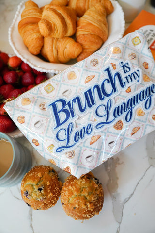 Travel Bag Brunch is my Love Language - Clear Coat Bag