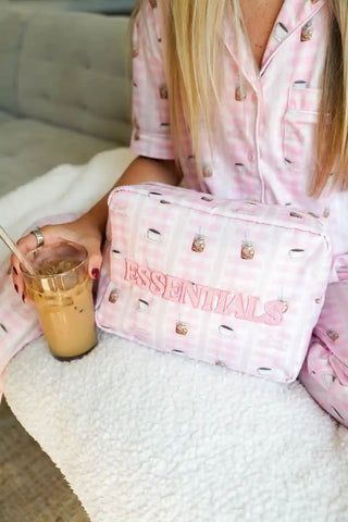 Travel Bag Essentials XL - Pink Coffee