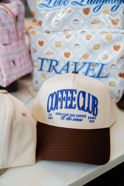 Hat Coffee Club - Brown Vintage Trucker Hat