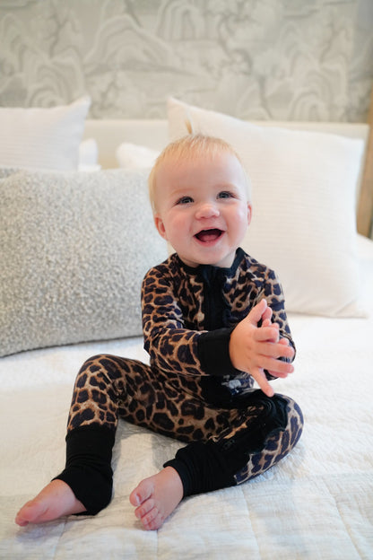 Pajamas Leopard - Bamboo Sleeper