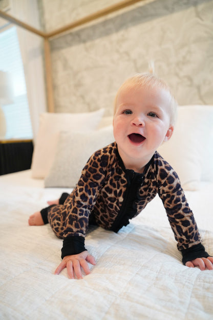 Pajamas Leopard - Bamboo Sleeper