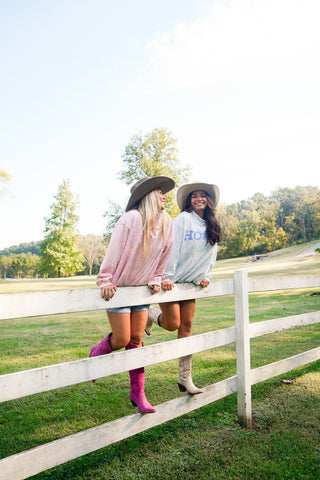 Sweatshirt Howdy - Camo Vintage Crew-Neck Sweatshirt