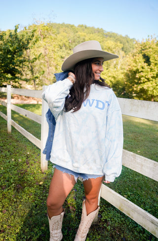 Sweatshirt Howdy - Camo Vintage Crew-Neck Sweatshirt