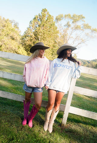 Sweatshirt Howdy - Camo Vintage Crew-Neck Sweatshirt