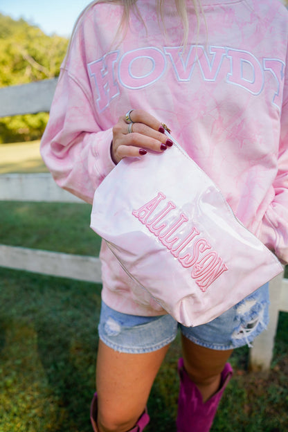 Travel Bag Camo - Clear Coat Bag For Embroidery