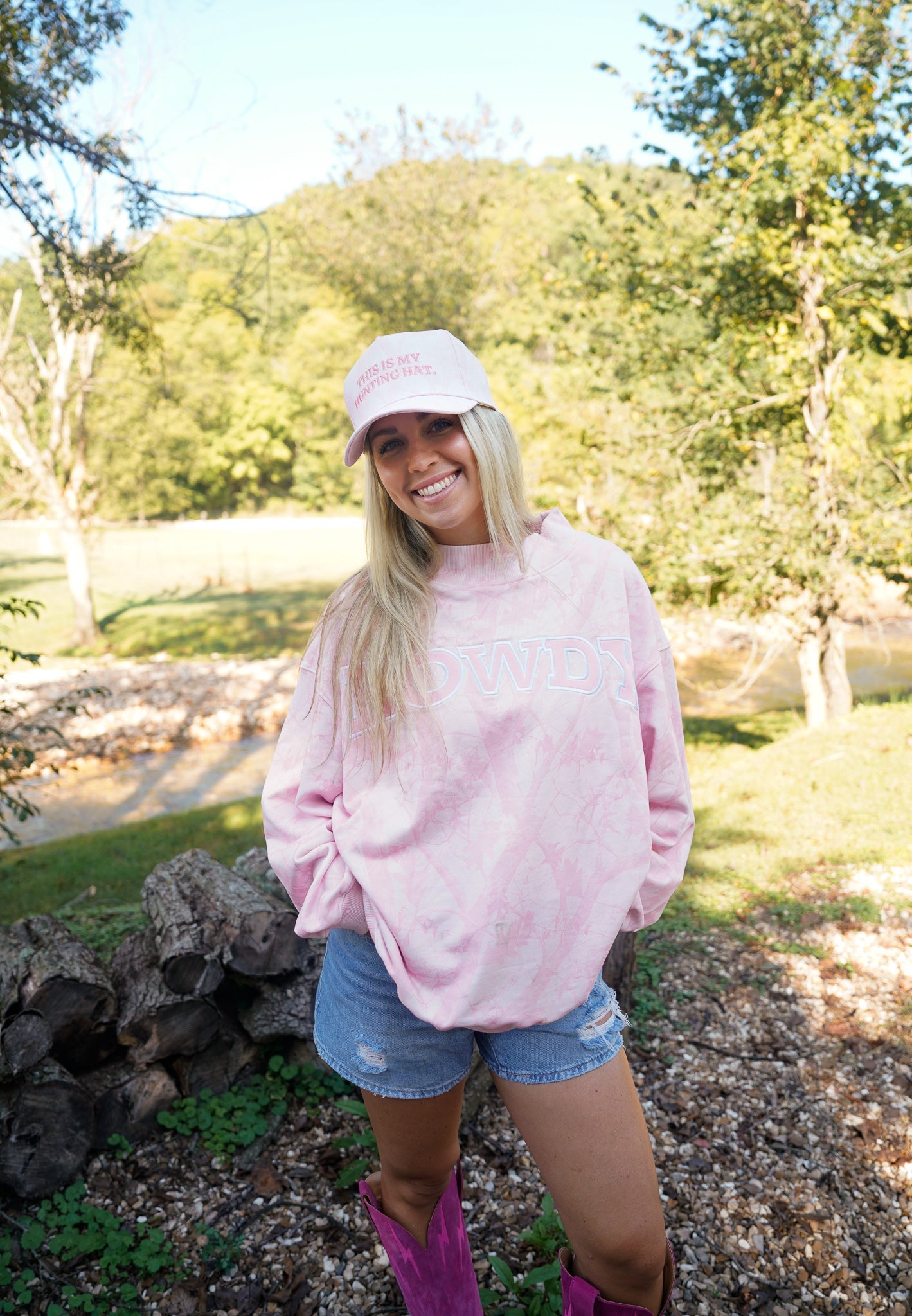 This is my Hunting Hat. - Camo Trucker Hat