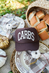 Hat Carbs - Brown Foam Trucker Hat