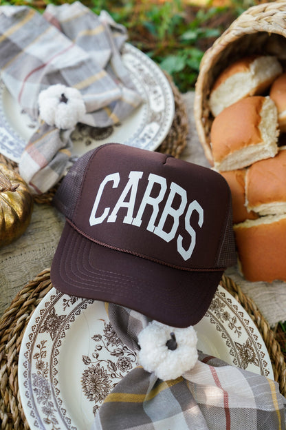 Hat Carbs - Brown Foam Trucker Hat