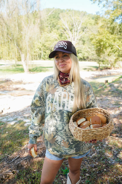 Hat Carbs - Brown Foam Trucker Hat
