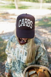 Hat Carbs - Brown Foam Trucker Hat