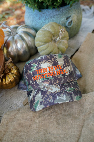 Hat This is my Hunting Hat. - Camo Trucker Hat