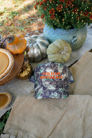 Hat This is my Hunting Hat. - Camo Trucker Hat