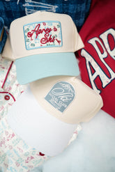 Hat Apres Ski - Baby Blue Vintage Trucker Hat