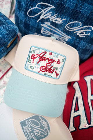 Hat Apres Ski - Baby Blue Vintage Trucker Hat