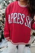 Sweatshirt Apres Ski - Maroon Vintage Crewneck Sweatshirt