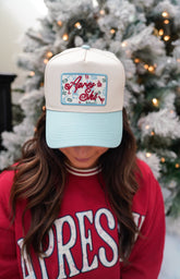 Hat Apres Ski - Baby Blue Vintage Trucker Hat