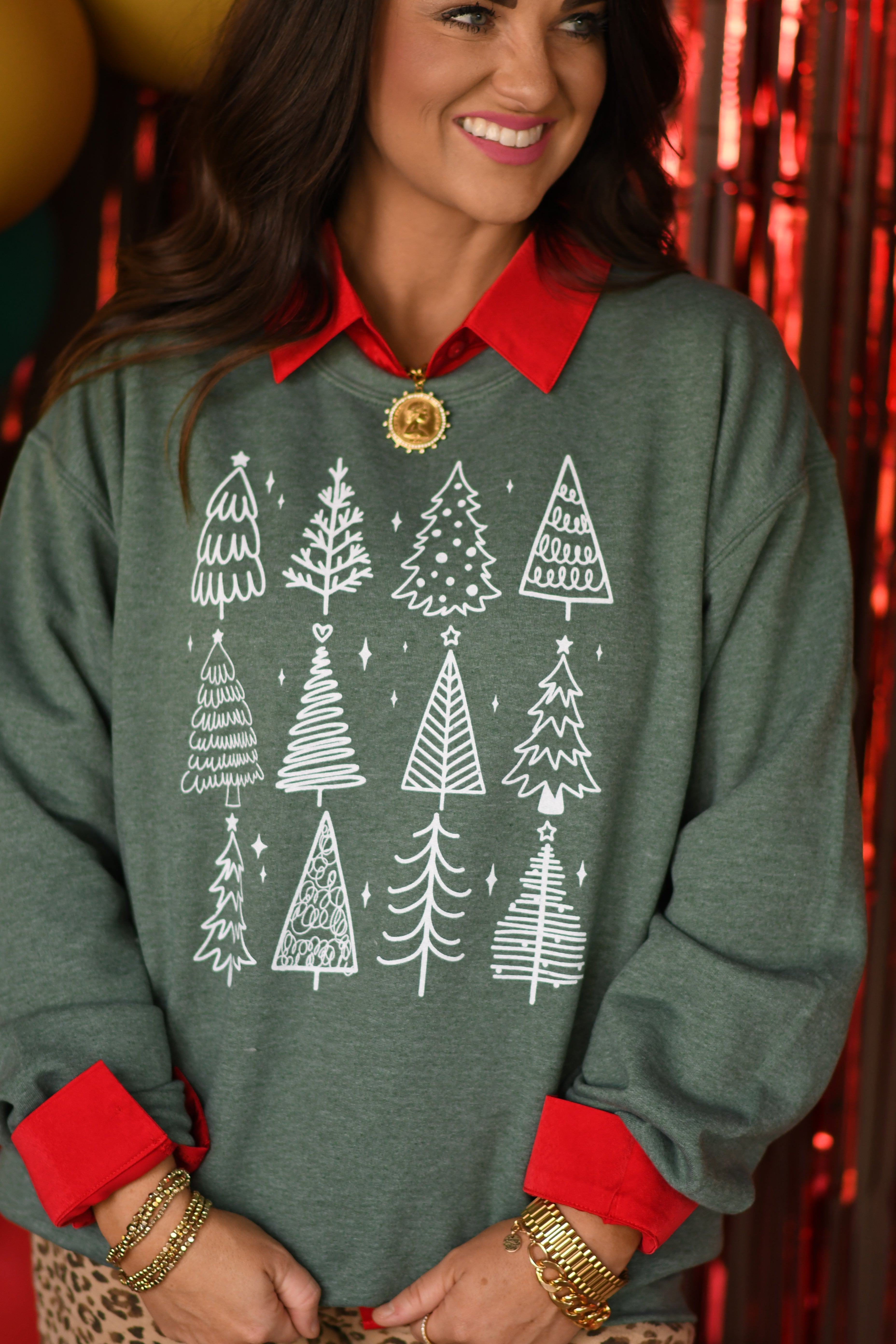 Christmas Trees Sweatshirt