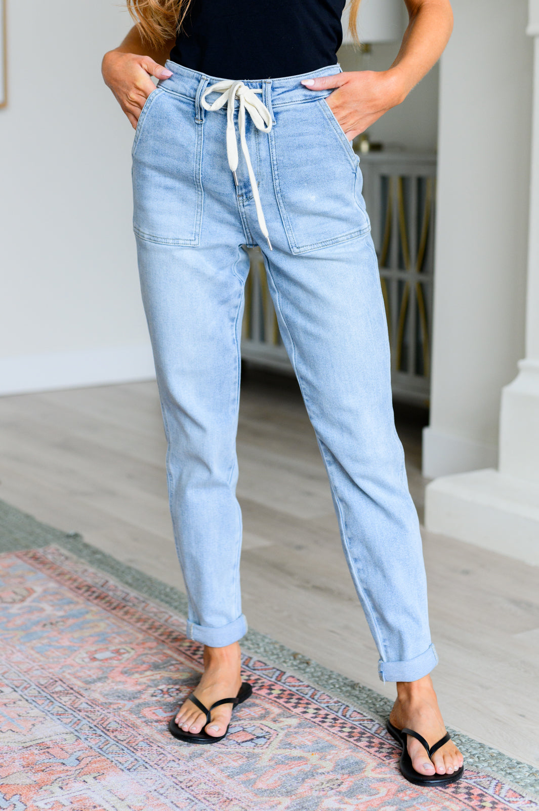 Denim Cooper High Rise Vintage Denim Jogger