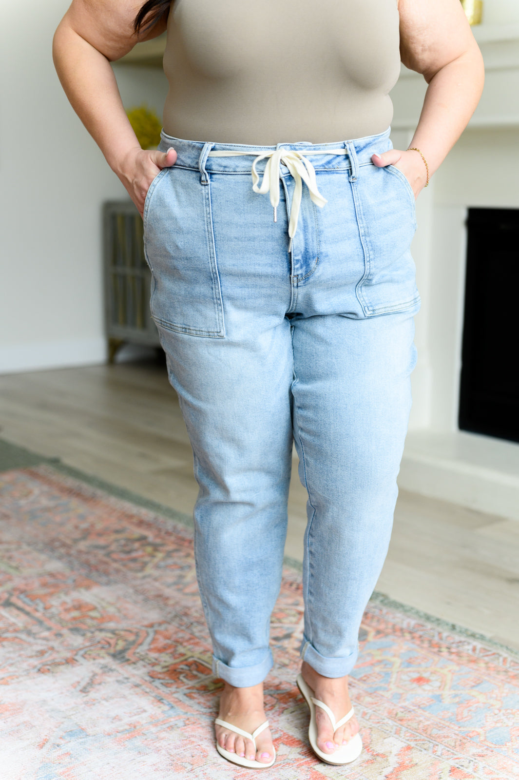 Denim Cooper High Rise Vintage Denim Jogger