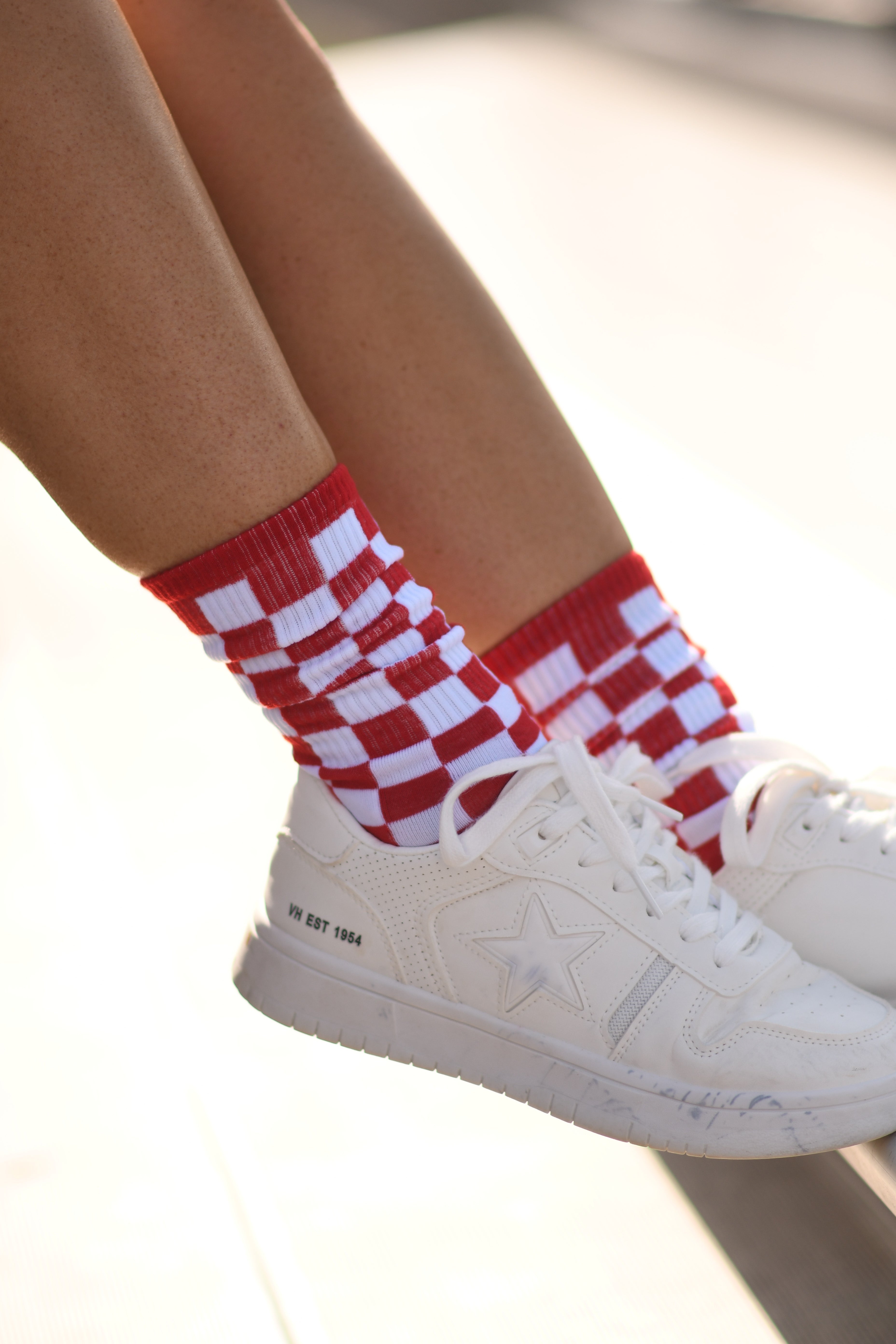 RED GAME DAY SOCKS