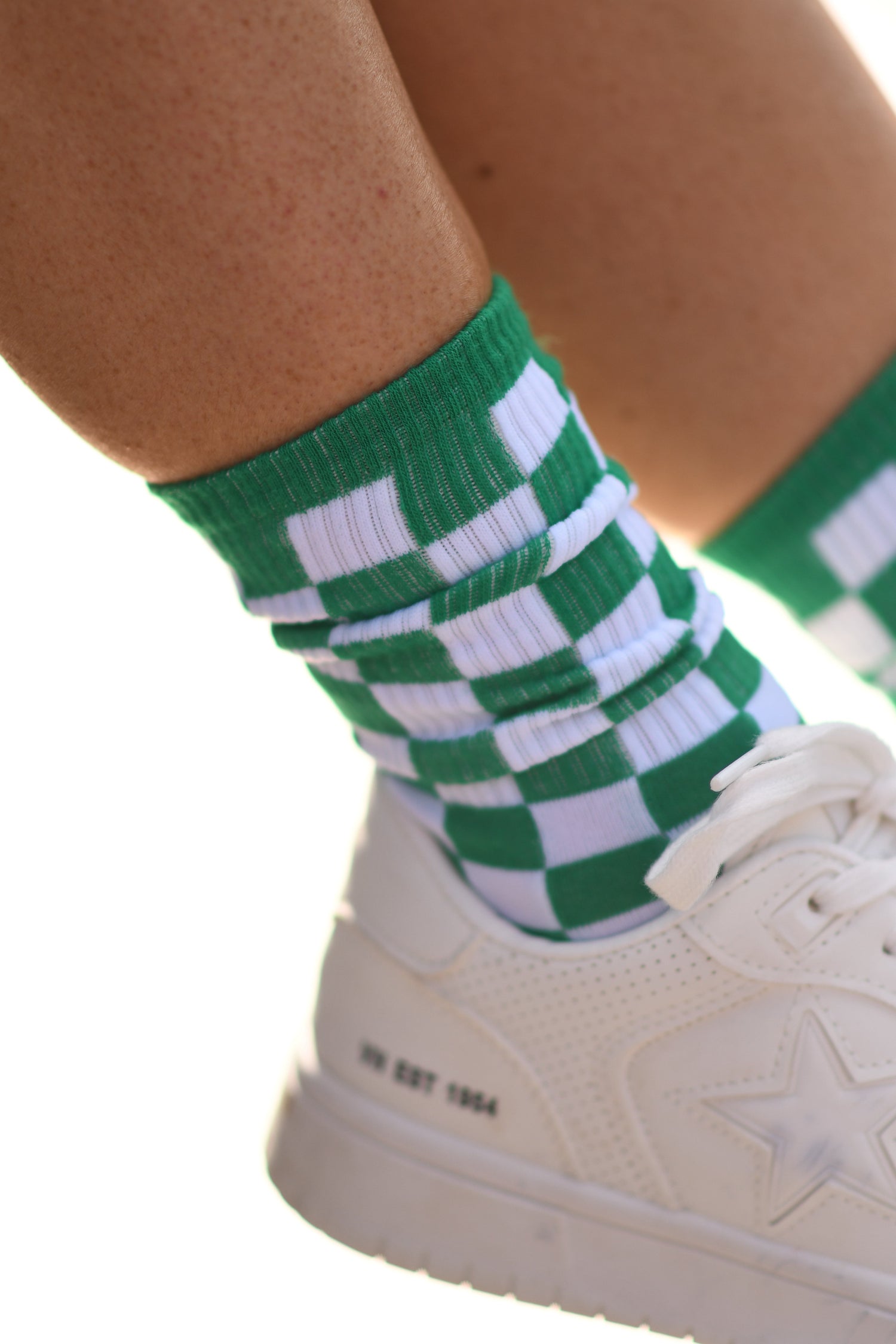 GREEN GAME DAY SOCKS