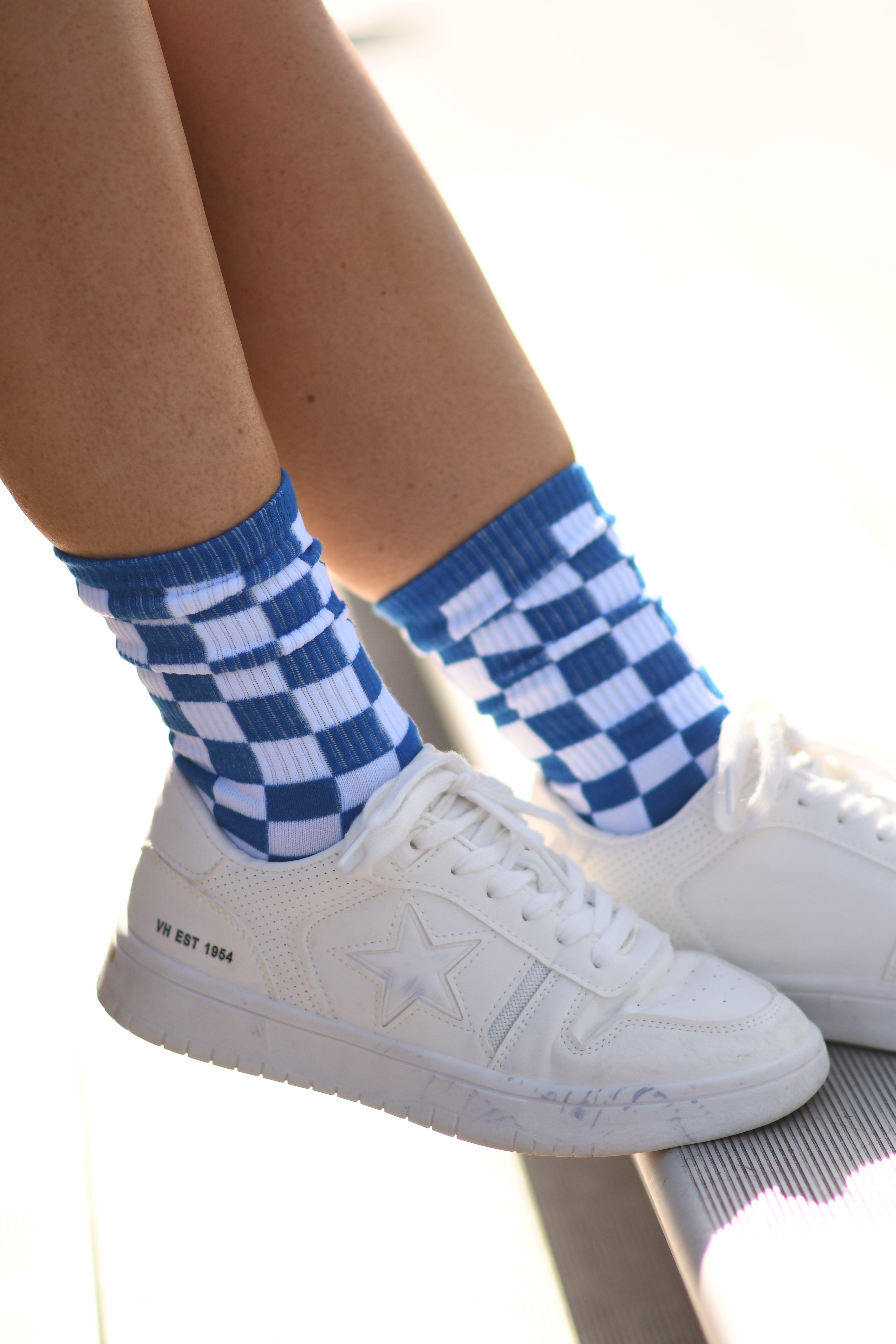 BLUE GAME DAY SOCKS