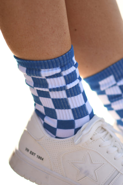 BLUE GAME DAY SOCKS