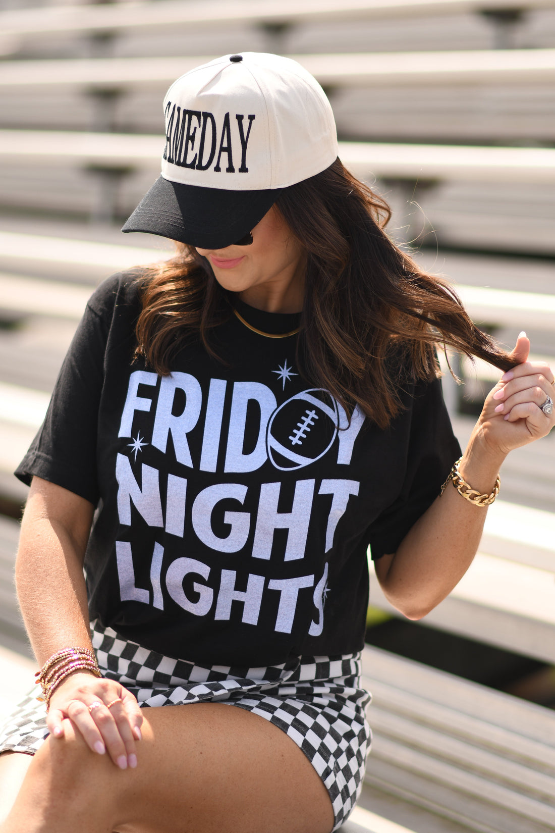 Friday Nights Lights Glitter Tee
