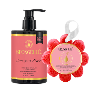 Body Gift Set Grapefruit Cassis Boxed Flower & Body Wash Refill Set