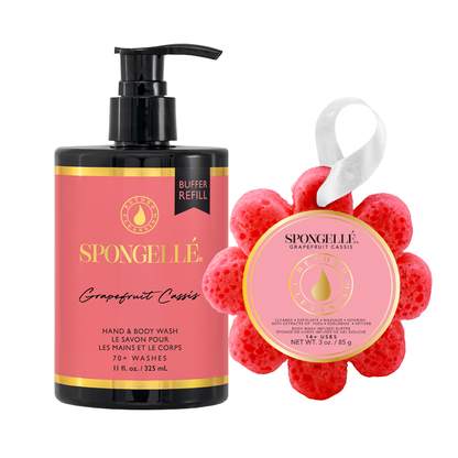 Grapefruit Cassis Boxed Flower &amp; Body Wash Refill Set