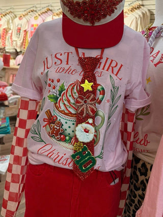 Sequin Christmas Ties