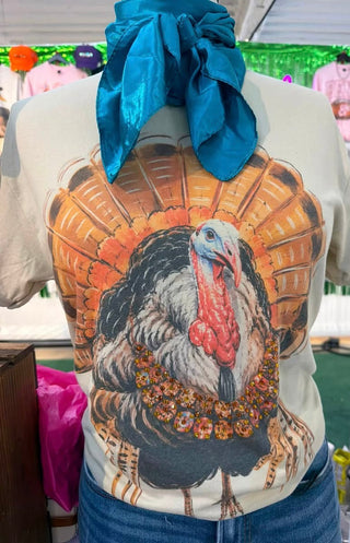 Talk Turkey To Me Rhinestone Tee