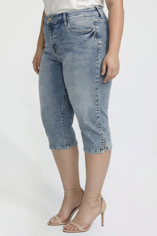 Women's Plus Capri with Side Slit