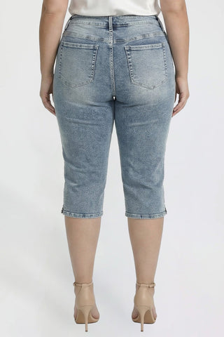 Women's Plus Capri with Side Slit