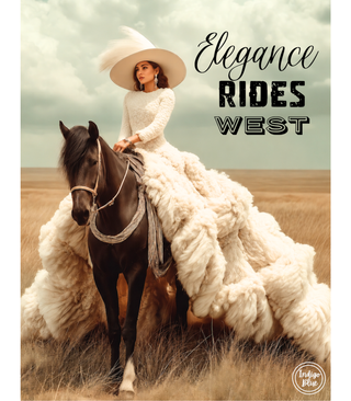 Elegance Rides West Rhinestone T-Shirt